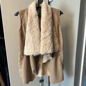 Bershka faux fur vest
